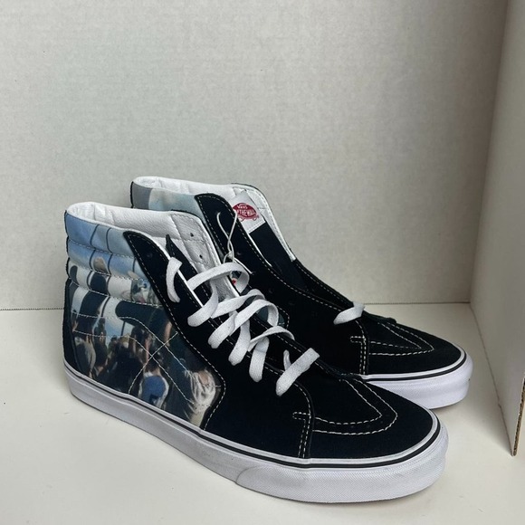 NEW Vans Men's MOCA Frances Stark Sk8-Hi Sneaker In Black Size 11 - Picture 8 of 12